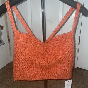 NWT Cider knit cropped tank